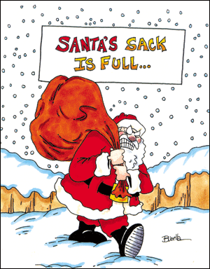 KX317 - SANTA'S SACK IS FULL